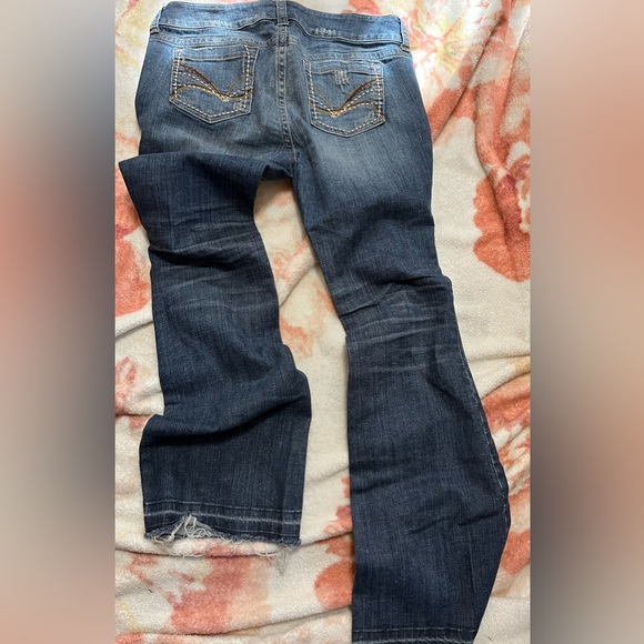Pop Starlet Flare Jeans Size 10 - Picture 3 of 3